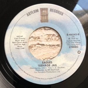 Eagles Heartache Tonight/Teenage Jail Vinyl 45 Record  '79